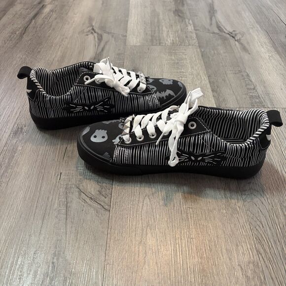 Disney Tim Burton's Nightmare Before Christmas Jack Skellington Sneakers M8/W10 - Picture 3 of 10